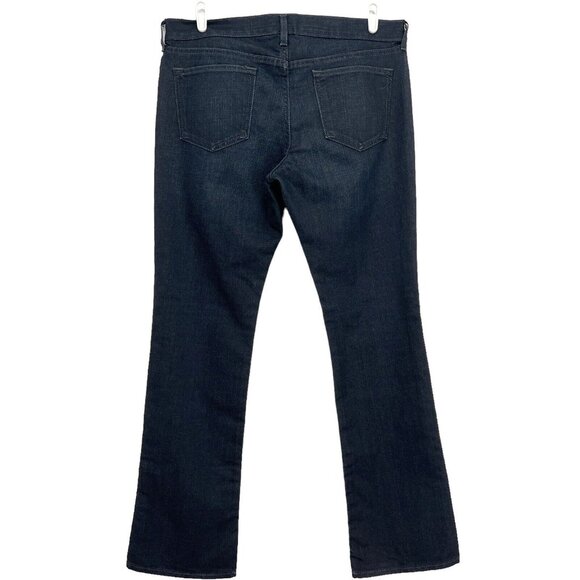 The Diva Women's Denim Jeans Size 14 Long Boot Cut Mid Rise Stretch Navy - Picture 2 of 11